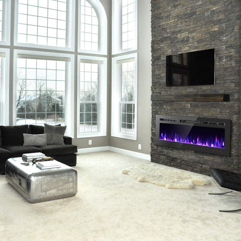 NEW 50 IN RECESSED ELECTRIC FIREPLACE 1500W & REMOTE WITH HEATER LED - with | Sold by Uncle Wiener's Wholesale
