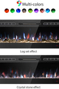 NEW 50 IN RECESSED ELECTRIC FIREPLACE 1500W & REMOTE WITH HEATER LED - with | Sold by Uncle Wiener's Wholesale
