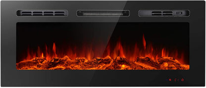NEW 50 IN RECESSED ELECTRIC FIREPLACE 1500W & REMOTE WITH HEATER LED - with | Sold by Uncle Wiener's Wholesale