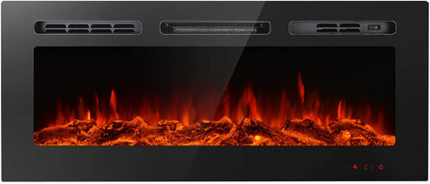 NEW 50 IN RECESSED ELECTRIC FIREPLACE 1500W & REMOTE WITH HEATER LED - with | Sold by Uncle Wiener's Wholesale