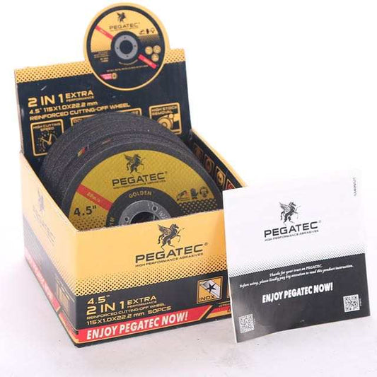 New 50 pcs Cutting Disc 4.5" Metal Stainless Steel Angle Grinder Discs 1151M - with | Sold by Uncle Wiener's Wholesale