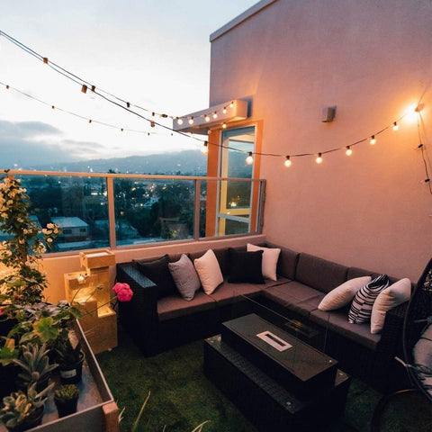 New 50 PCS G40 LED Outdoor Patio String Lights ��� Weatherproof Garden & Party Lighting 919348 - with | Sold by Uncle Wiener's Who