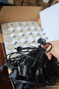 New 50 PCS G40 LED Outdoor Patio String Lights ��� Weatherproof Garden & Party Lighting 919348 - with | Sold by Uncle Wiener's Who