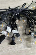 New 50 PCS G40 LED Outdoor Patio String Lights ��� Weatherproof Garden & Party Lighting 919348 - with | Sold by Uncle Wiener's Who