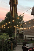New 50 PCS G40 LED Outdoor Patio String Lights ��� Weatherproof Garden & Party Lighting 919348 - with | Sold by Uncle Wiener's Who