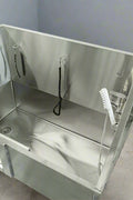 New 50″ Stainless Steel Dog Grooming Tub – Professional Pet Bathing Station | 523562 - with | Sold by Uncle Wiener's Wholesale