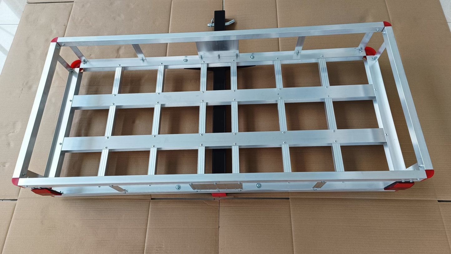 New 500 lb Capacity Aluminum Hitch Cargo Carrier – Lightweight Rust - Resistant Luggage Rack for 2” Receiver Model CC0500A - with | Sold by Uncle Wiener's Wholesale