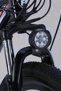 500W electric mountain bike with 26 inch wheels and disc brakes
Rear hub motor and 48V battery mounted on aluminum frame
Side view of electric mountain bike with front suspension
Handlebar and display panel of 21-speed electric bike
29 inch aluminum electric bike with 48V lithium battery