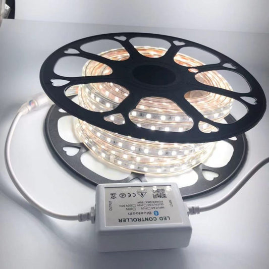 New 50FT LED Rope Light Bluetooth Kit – Bright White & Warm White Color Changing Flexible Lighting - with BRIGHT WHTIE 830BW | Sold by Uncle Wiener's Wholesale