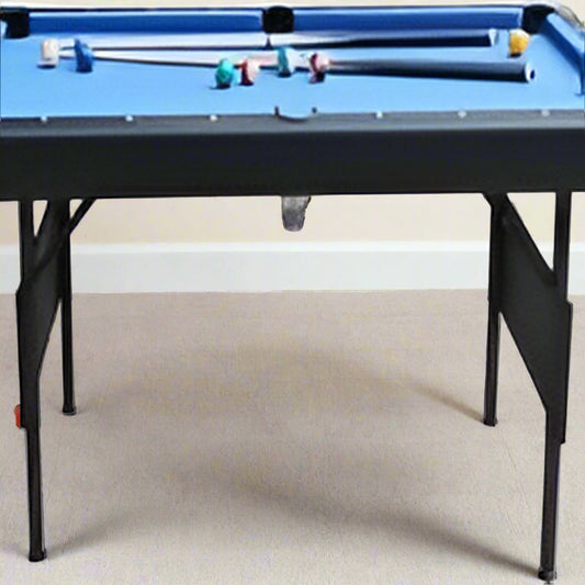 5.5 FT 3 IN 1 PORTABLE FOLDING POOL TABLE - Pool Table with | Sold by Uncle Wiener's Wholesale