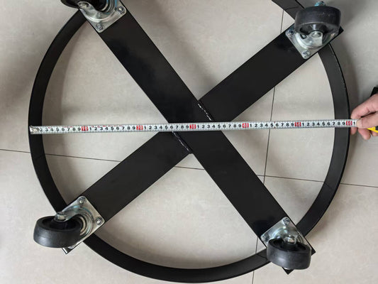 New 55 Gallon Drum Dolly with Swivel Casters – 1000 lbs Capacity, Model 6891610 - with | Sold by Uncle Wiener's Wholesale