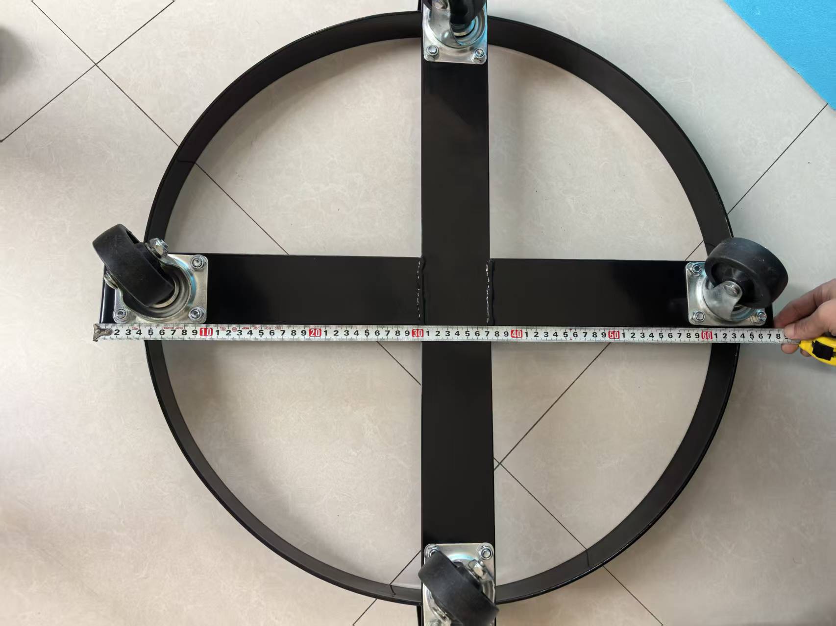 New 55 Gallon Drum Dolly with Swivel Casters – 1000 lbs Capacity, Model 6891610 - with | Sold by Uncle Wiener's Wholesale