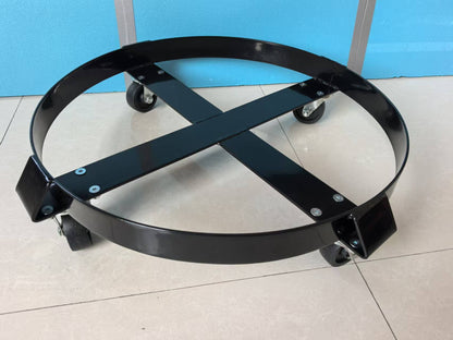 New 55 Gallon Drum Dolly with Swivel Casters – 1000 lbs Capacity, Model 6891610 - with | Sold by Uncle Wiener's Wholesale