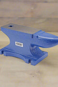 55 LB Cast Iron Blacksmith Anvil on Workbench
Heavy-Duty Metalworking Anvil for Forging Tasks
Side View of Blue Cast Iron Anvil with Flat Work Surface
Top Surface of 55 LB Anvil for Hammering and Shaping
Industrial Forging Anvil Tool for Workshop Use