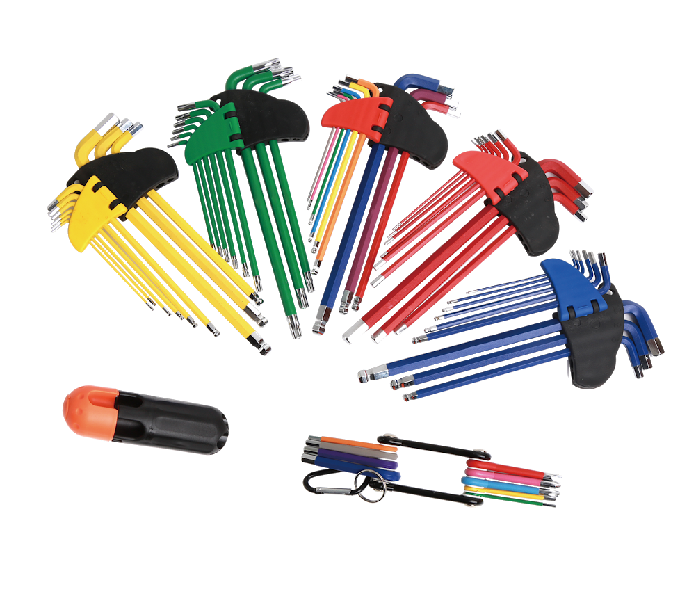 New 55 Pcs Long Arm & Ball End Hex Key Wrench Set WT214231 - with | Sold by Uncle Wiener's Wholesale