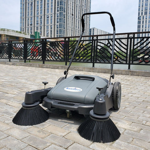 New 55L Automatic Floor Sweeper – High Efficiency 3.28 ft Cleaning Width | SKU: 66S12 - with | Sold by Uncle Wiener's Wholesale