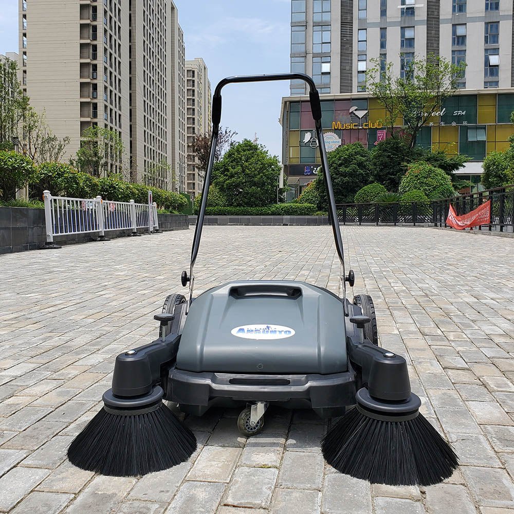 New 55L Automatic Floor Sweeper – High Efficiency 3.28 ft Cleaning Width | SKU: 66S12 - with | Sold by Uncle Wiener's Wholesale