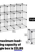New 6 & 12 Cube Modular Wire Storage Rack – Stackable Grid Organizer Closet & Garage Shelf - with 9 - Cube | Sold by Uncle Wiener's Wholesale