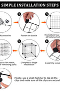 New 6 & 12 Cube Modular Wire Storage Rack – Stackable Grid Organizer Closet & Garage Shelf - with 9 - Cube | Sold by Uncle Wiener's Wholesale