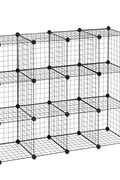 New 6 & 12 Cube Modular Wire Storage Rack – Stackable Grid Organizer Closet & Garage Shelf - with 9 - Cube | Sold by Uncle Wiener's Wholesale
