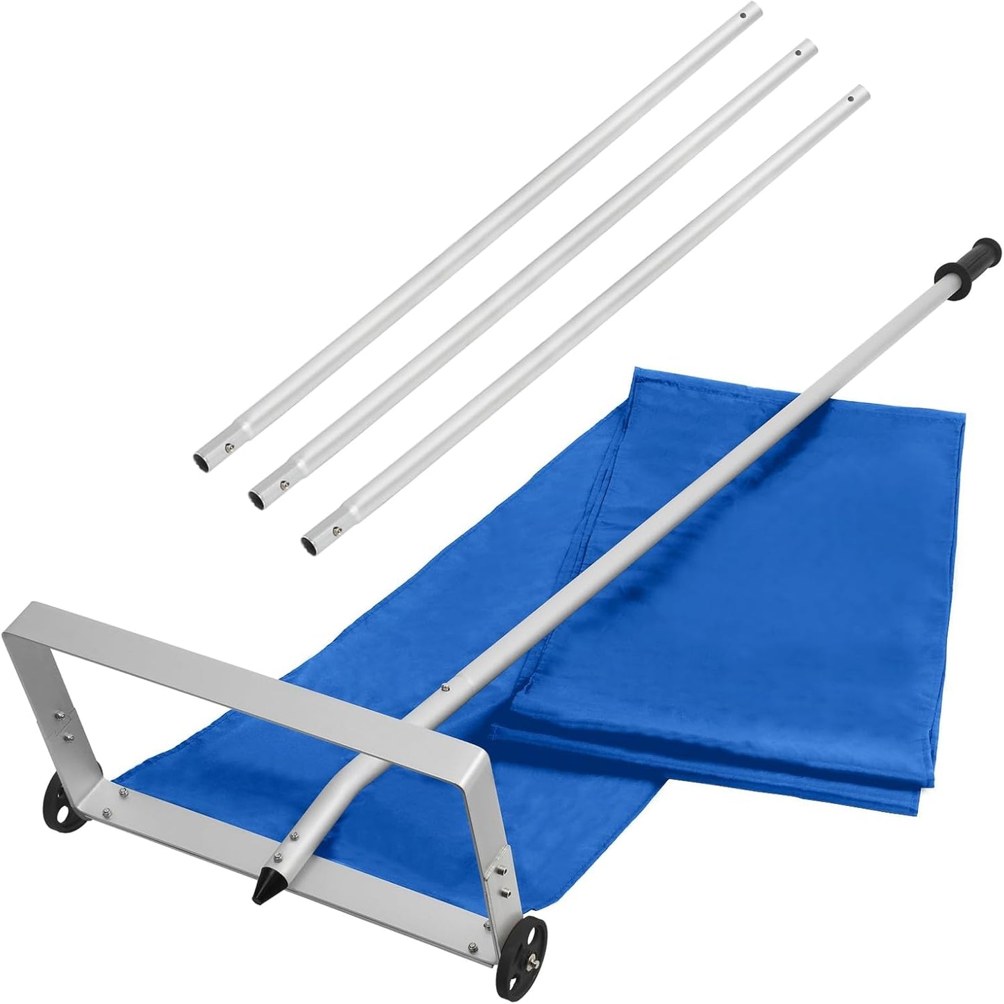 New 6 - 20 Ft Extendable Aluminum Snow Roof Rake with Wheels – Lightweight & Durable 1122204 - with | Sold by Uncle Wiener's Wholesale