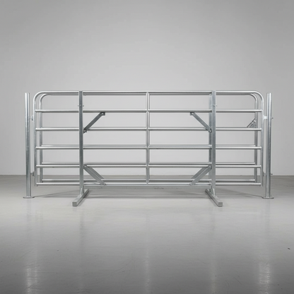 New 5.0 ft Tall 6-Bar Farm Gate – Heavy-Duty Steel Cattle & Livestock Fence Panel | Ranch, Field, Corral Gate