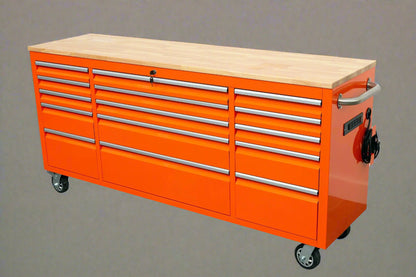 Red 6FT Rolling Tool Workbench with USB and Power Strip

Blue 15-Drawer Steel Workbench with Wheels

Gray Tool Cabinet with Power Outlets – 6FT

Purple Garage Tool Chest with USB Ports

Stainless Steel Heavy-Duty Tool Workbench