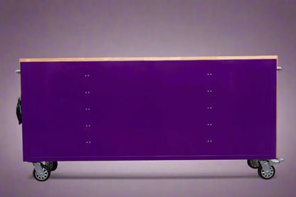 Red 6FT Rolling Tool Workbench with USB and Power Strip

Blue 15-Drawer Steel Workbench with Wheels

Gray Tool Cabinet with Power Outlets – 6FT

Purple Garage Tool Chest with USB Ports

Stainless Steel Heavy-Duty Tool Workbench