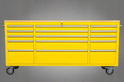 Red 6FT Rolling Tool Workbench with USB and Power Strip

Blue 15-Drawer Steel Workbench with Wheels

Gray Tool Cabinet with Power Outlets – 6FT

Purple Garage Tool Chest with USB Ports

Stainless Steel Heavy-Duty Tool Workbench