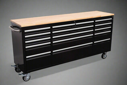 Red 6FT Rolling Tool Workbench with USB and Power Strip

Blue 15-Drawer Steel Workbench with Wheels

Gray Tool Cabinet with Power Outlets – 6FT

Purple Garage Tool Chest with USB Ports

Stainless Steel Heavy-Duty Tool Workbench