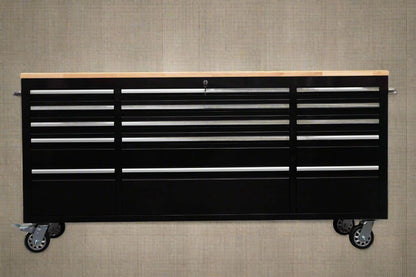 Red 6FT Rolling Tool Workbench with USB and Power Strip

Blue 15-Drawer Steel Workbench with Wheels

Gray Tool Cabinet with Power Outlets – 6FT

Purple Garage Tool Chest with USB Ports

Stainless Steel Heavy-Duty Tool Workbench