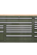 6 FT 17 DRAWER FATBOY TOOL BENCH WORKBENCH WITH POWER & USB - with Emerald Green (JD Green) | Sold by Uncle Wiener's Wholesale