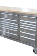 6 FT 17 DRAWER FATBOY TOOL BENCH WORKBENCH WITH POWER & USB - with Stainless Steel | Sold by Uncle Wiener's Wholesale