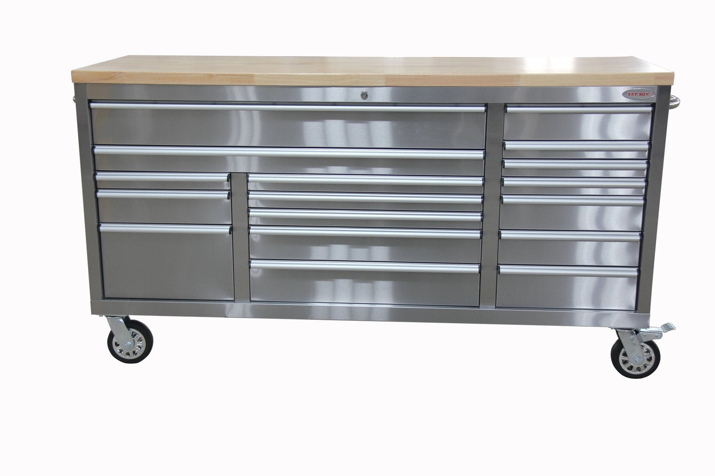 6 FT 17 DRAWER FATBOY TOOL BENCH WORKBENCH WITH POWER & USB - with Blue | Sold by Uncle Wiener's Wholesale