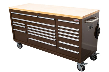 6 FT 17 DRAWER FATBOY TOOL BENCH WORKBENCH WITH POWER & USB - with Gray | Sold by Uncle Wiener's Wholesale