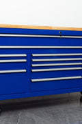 6 FT 17 DRAWER FATBOY TOOL BENCH WORKBENCH WITH POWER & USB - with Neon Pink | Sold by Uncle Wiener's Wholesale