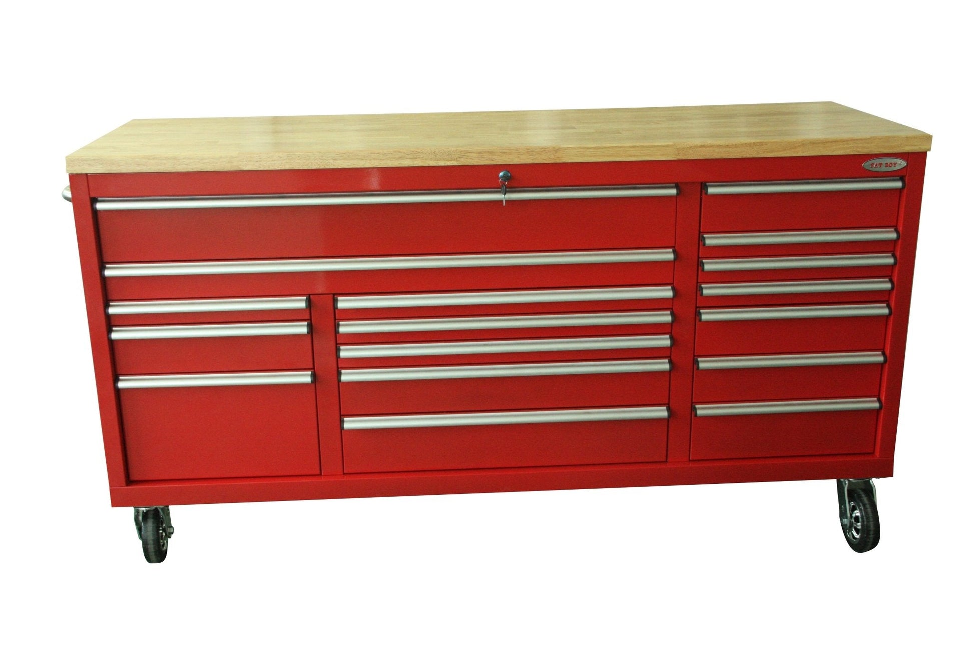 6 FT 17 DRAWER FATBOY TOOL BENCH WORKBENCH WITH POWER & USB - with Blue | Sold by Uncle Wiener's Wholesale