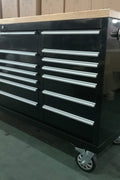 6 FT 17 DRAWER FATBOY TOOL BENCH WORKBENCH WITH POWER & USB - with Black | Sold by Uncle Wiener's Wholesale