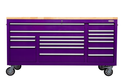 6 FT 17 DRAWER FATBOY TOOL BENCH WORKBENCH WITH POWER & USB - with Gray | Sold by Uncle Wiener's Wholesale