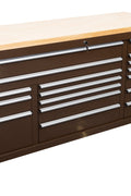 6 FT 17 DRAWER FATBOY TOOL BENCH WORKBENCH WITH POWER & USB - with Purple | Sold by Uncle Wiener's Wholesale