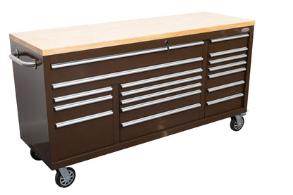 6 FT 17 DRAWER FATBOY TOOL BENCH WORKBENCH WITH POWER & USB - with Purple | Sold by Uncle Wiener's Wholesale