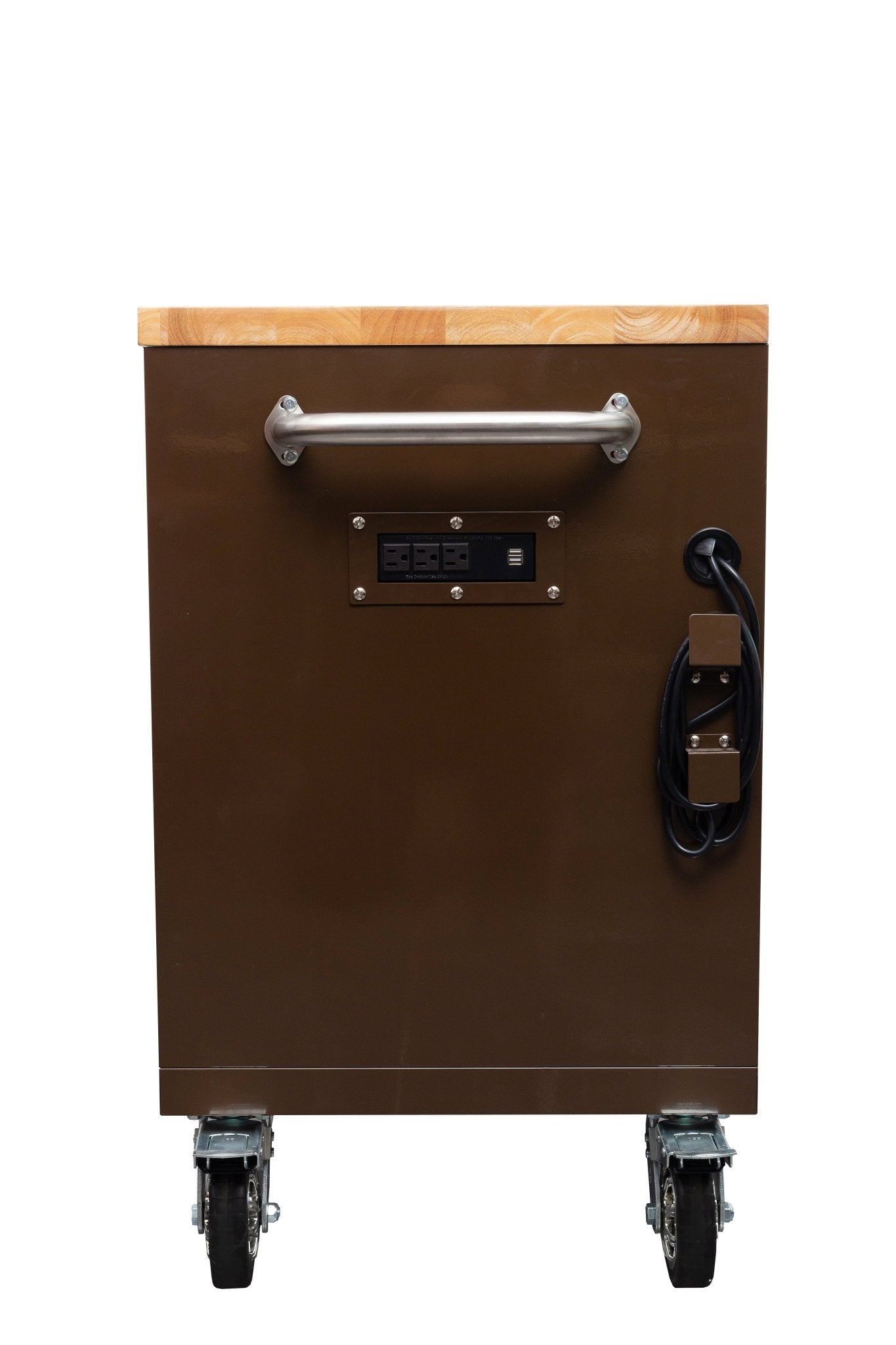 6 FT 17 DRAWER FATBOY TOOL BENCH WORKBENCH WITH POWER & USB - with Espresso Brown | Sold by Uncle Wiener's Wholesale