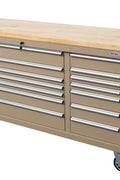 6 FT 17 DRAWER FATBOY TOOL BENCH WORKBENCH WITH POWER & USB - with Yellow | Sold by Uncle Wiener's Wholesale