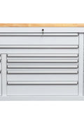 6 FT 17 DRAWER FATBOY TOOL BENCH WORKBENCH WITH POWER & USB - with White | Sold by Uncle Wiener's Wholesale