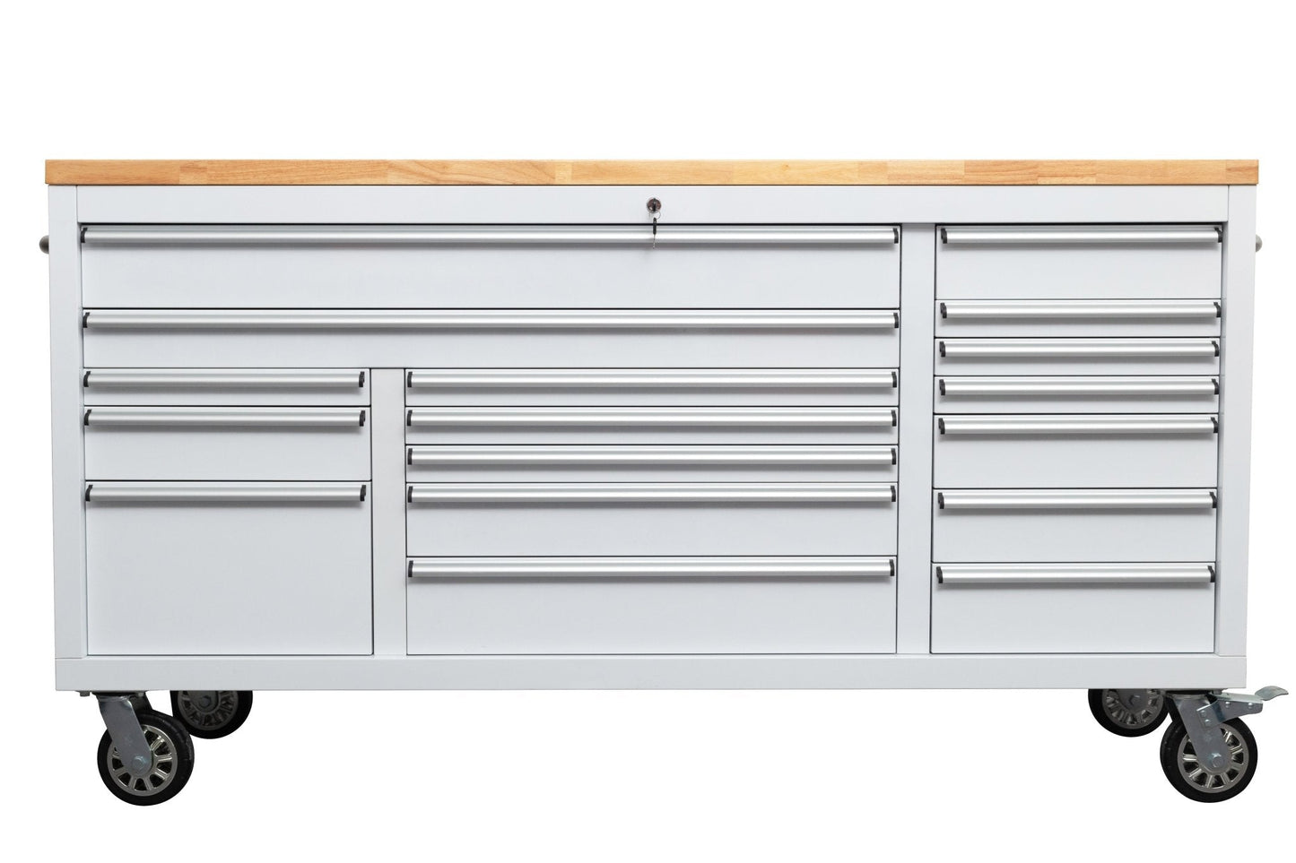 6 FT 17 DRAWER FATBOY TOOL BENCH WORKBENCH WITH POWER & USB - with White | Sold by Uncle Wiener's Wholesale