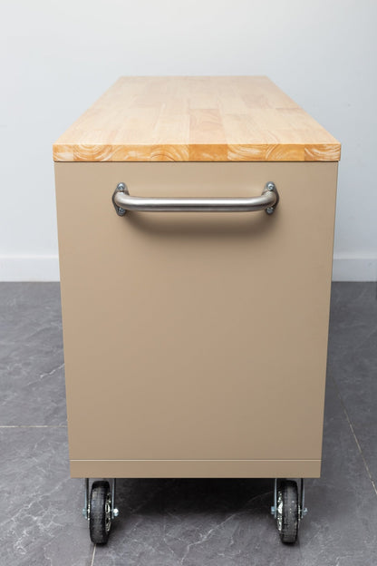 6 FT 17 DRAWER FATBOY TOOL BENCH WORKBENCH WITH POWER & USB - with Desert Sand | Sold by Uncle Wiener's Wholesale