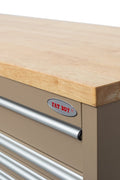 6 FT 17 DRAWER FATBOY TOOL BENCH WORKBENCH WITH POWER & USB - with Desert Sand | Sold by Uncle Wiener's Wholesale