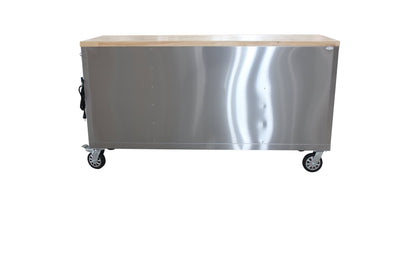 6 FT 17 DRAWER FATBOY TOOL BENCH WORKBENCH WITH POWER & USB - with Blue | Sold by Uncle Wiener's Wholesale