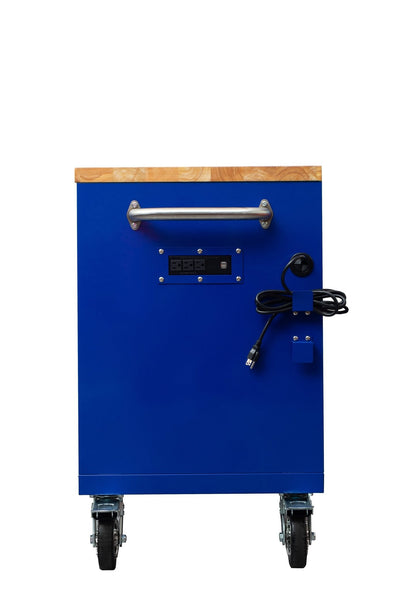 6 FT 17 DRAWER FATBOY TOOL BENCH WORKBENCH WITH POWER & USB - with Dark Blue (NH Blue) | Sold by Uncle Wiener's Wholesale