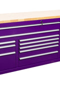 6 FT 17 DRAWER FATBOY TOOL BENCH WORKBENCH WITH POWER & USB - with White | Sold by Uncle Wiener's Wholesale